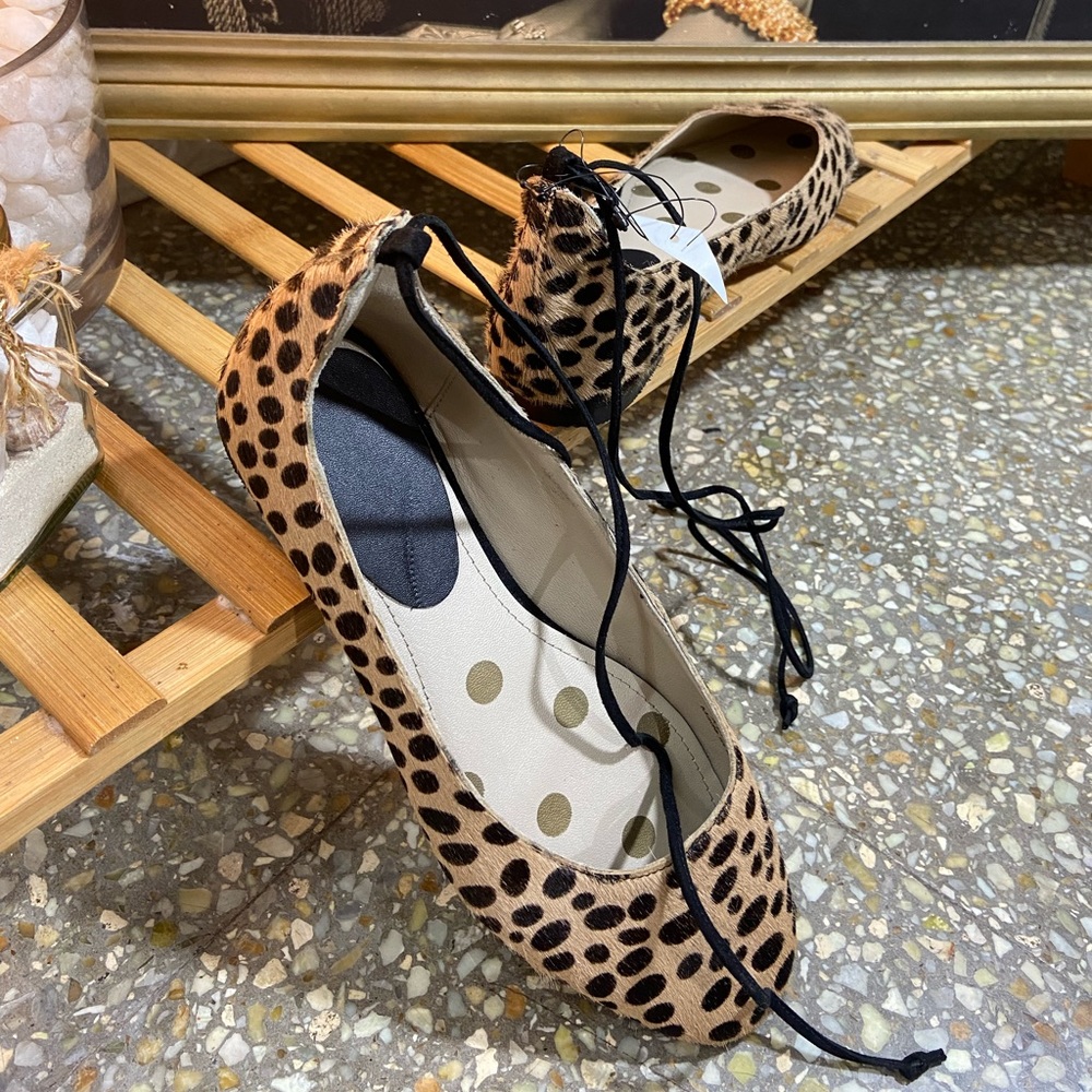 Boden Ballerina Animal Print Pumps. Size - 37 - Picture 9 of 12